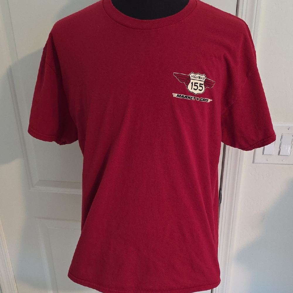 Gildan Men's Red Short Sleeve Tee